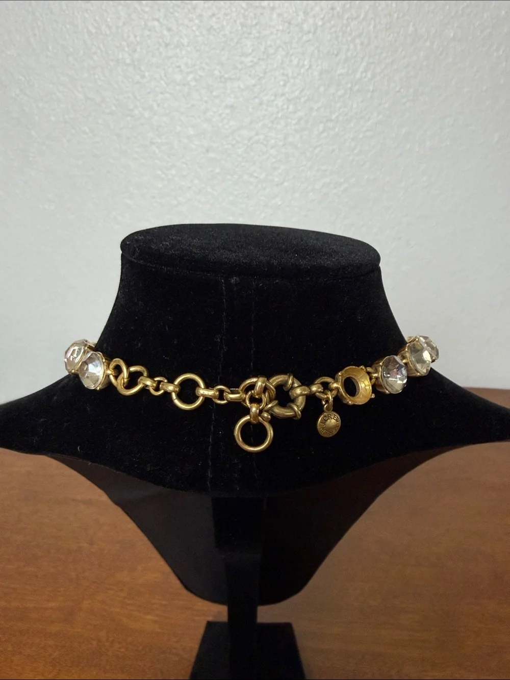 JCrew Crystal Cascading Bib Statement Necklace Vintage